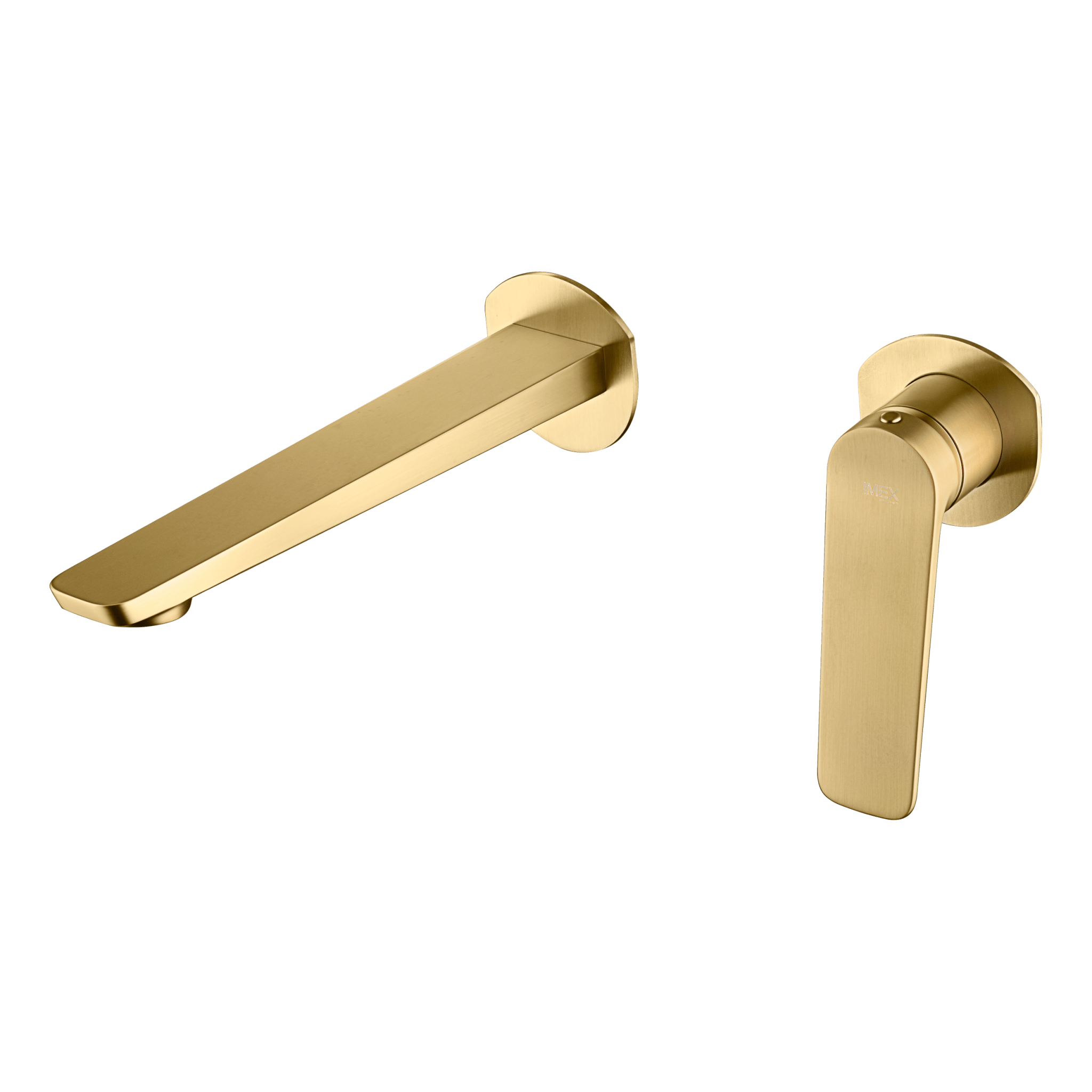 Imex - Monomando empotrado lavabo Nápoles oro cepillado - BricoandPool