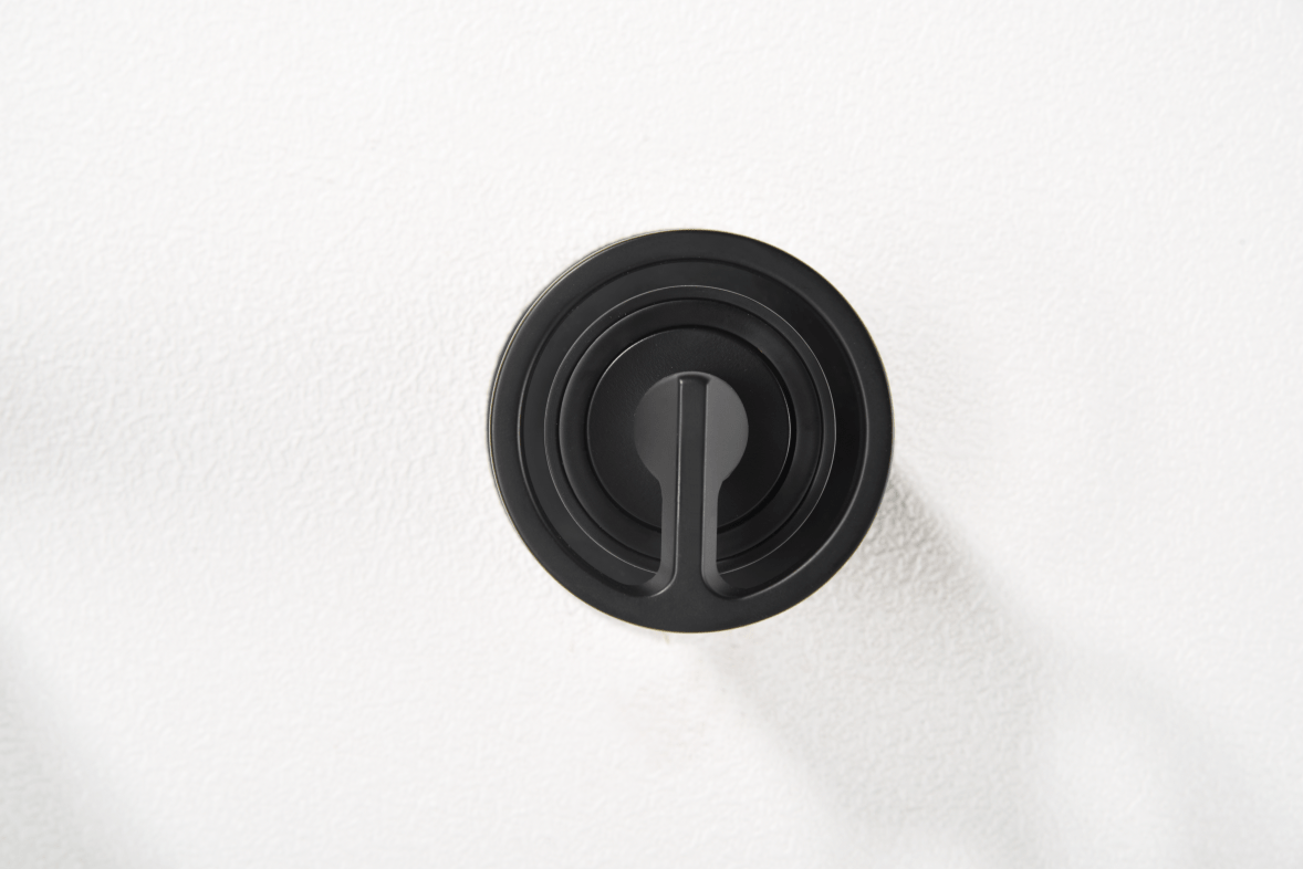 Imex - Monomando empotrado lavabo Olimpo negro mate - BricoandPool