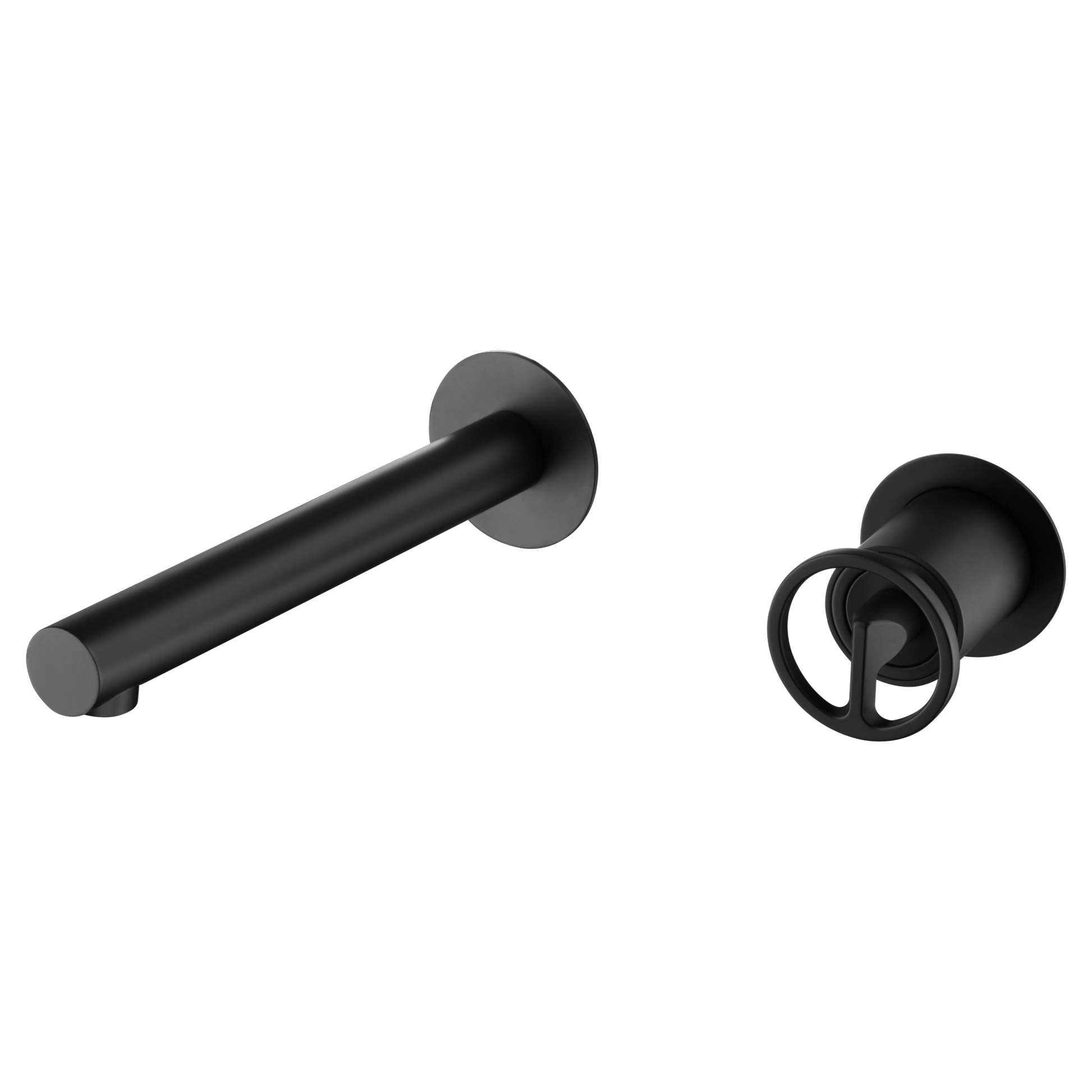 Imex - Monomando empotrado lavabo Olimpo negro mate - BricoandPool