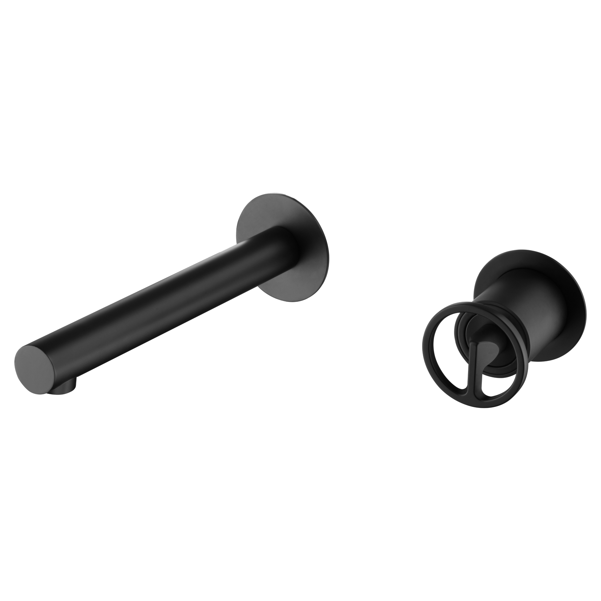 Imex - Monomando empotrado lavabo Olimpo negro mate - BricoandPool