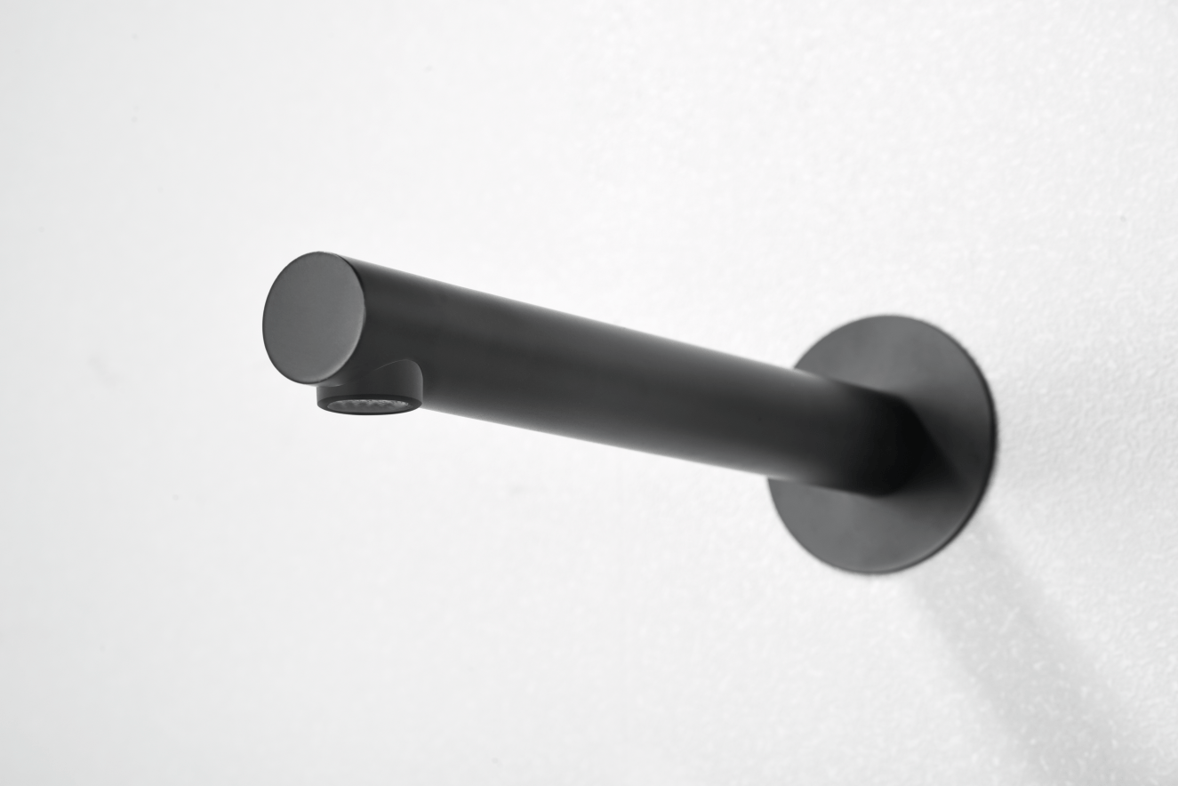 Imex - Monomando empotrado lavabo Olimpo negro mate - BricoandPool