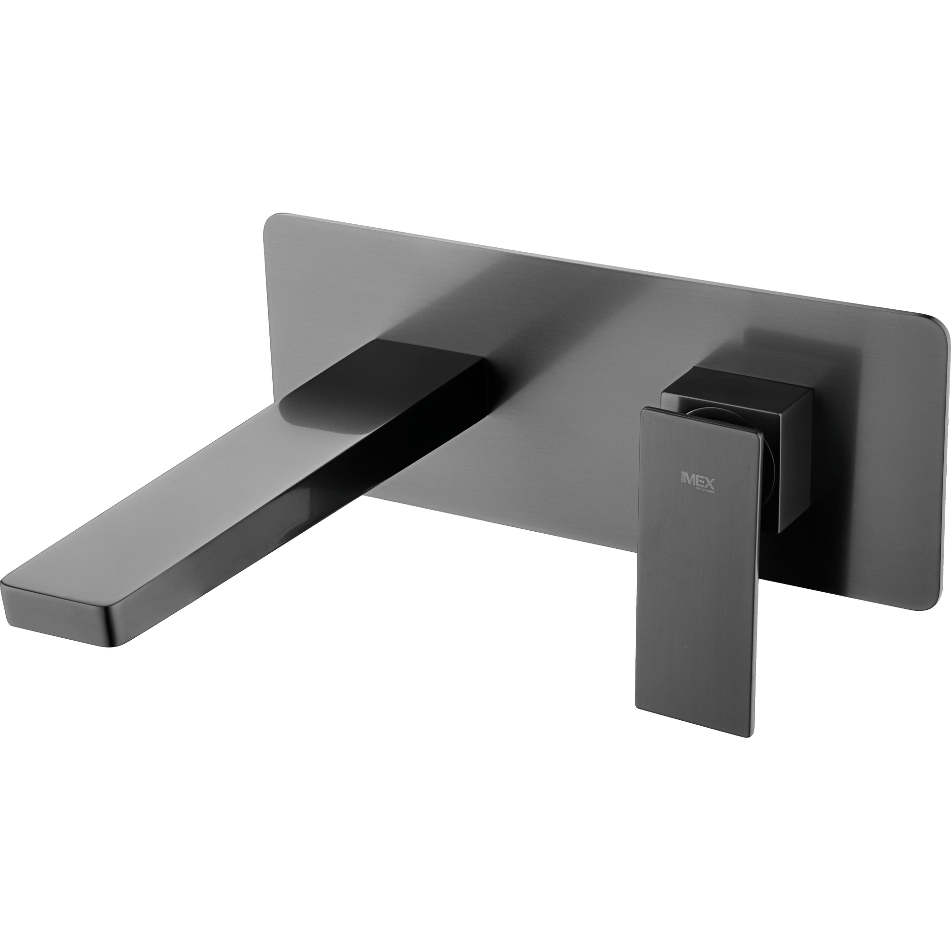 Imex - Monomando empotrado lavabo Pisa black gun metal - BricoandPool