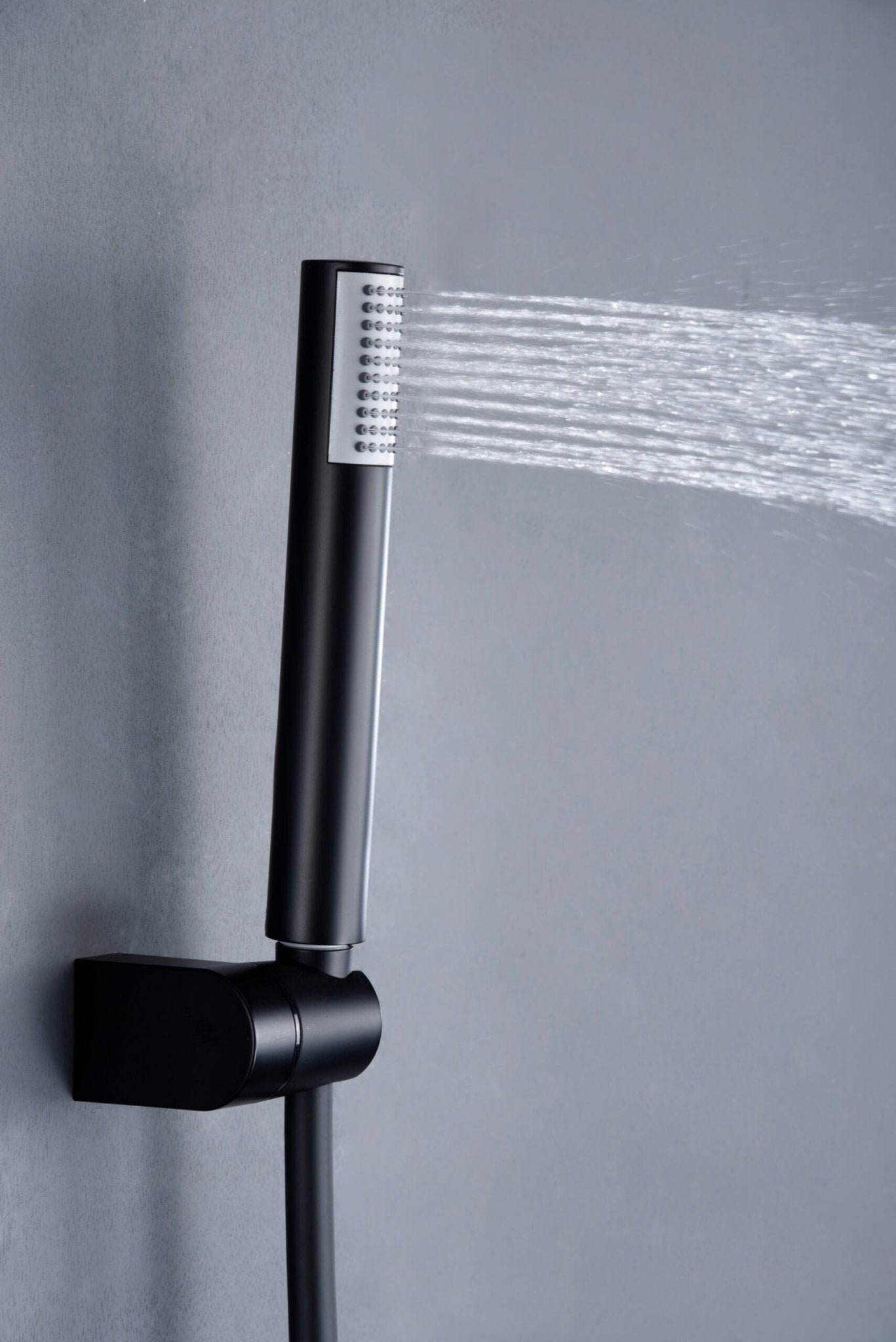 Imex - Monomando kit ducha Monza negro mate - BricoandPool