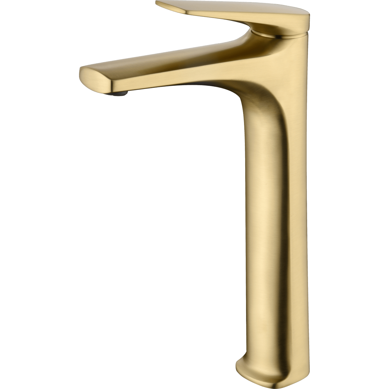 Imex - Monomando lavabo alto Delos oro cepillado - BricoandPool