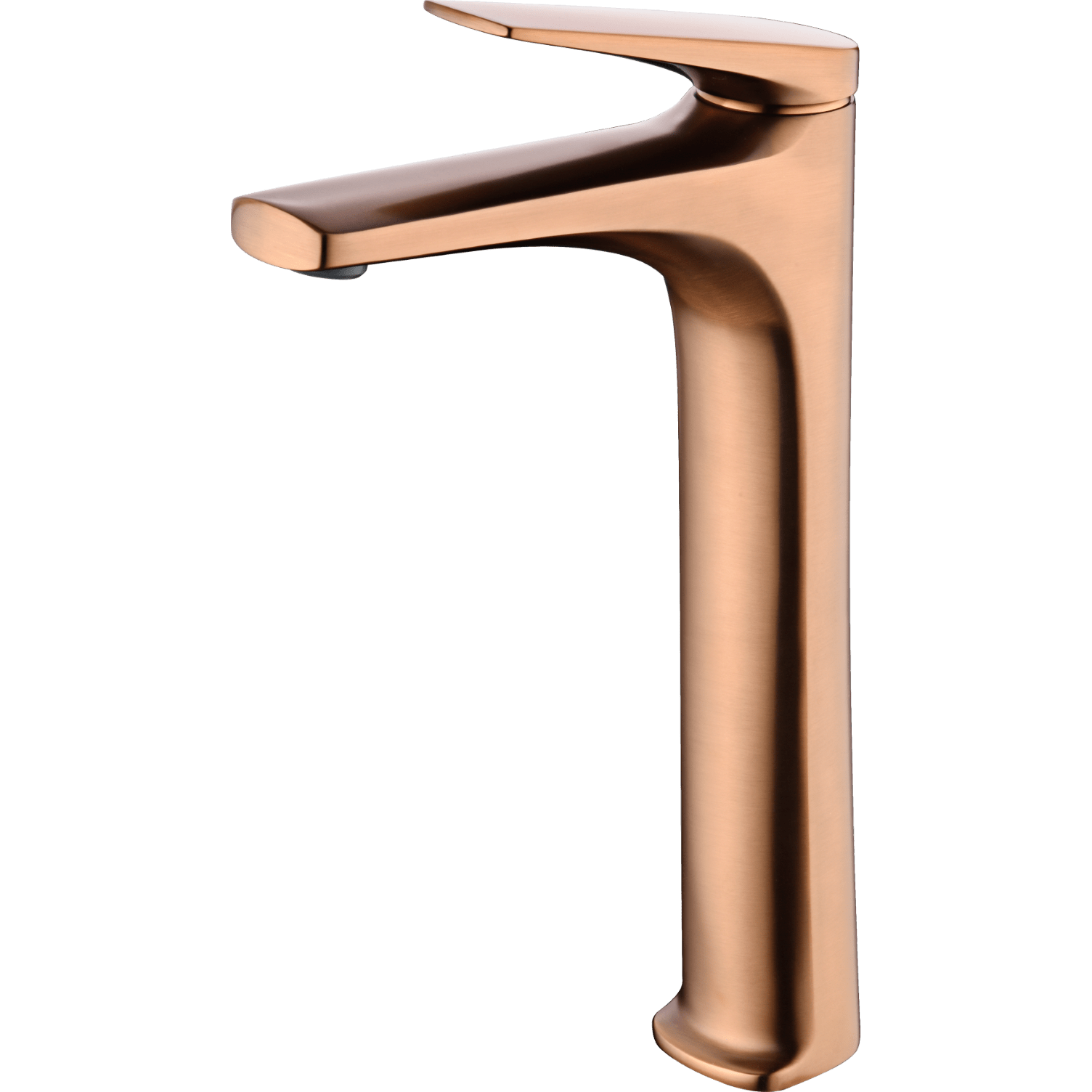 Imex - Monomando lavabo alto Delos oro rosa cepillado - BricoandPool