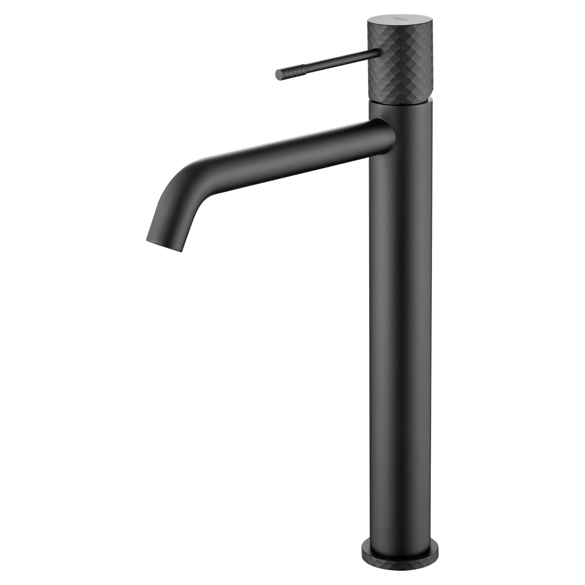 Imex - Monomando lavabo alto Génova negro mate - BricoandPool