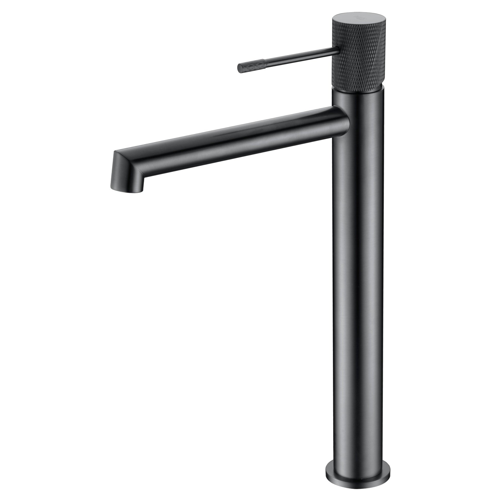 Imex - Monomando lavabo alto Line black gum metal - BricoandPool