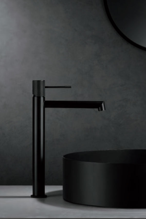 Imex - Monomando lavabo alto Line negro mate - BricoandPool
