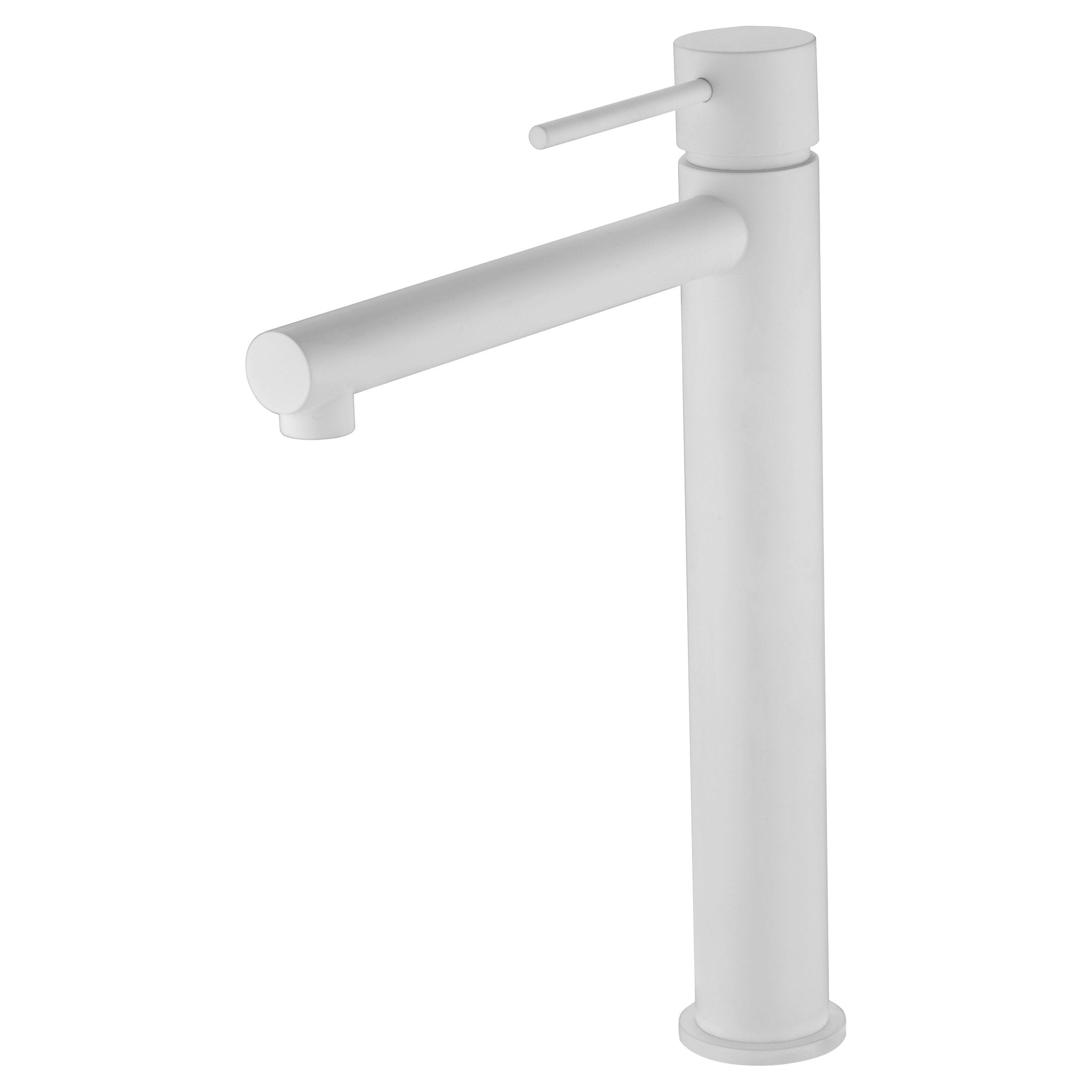 Imex - Monomando lavabo alto Milos blanco mate - BricoandPool