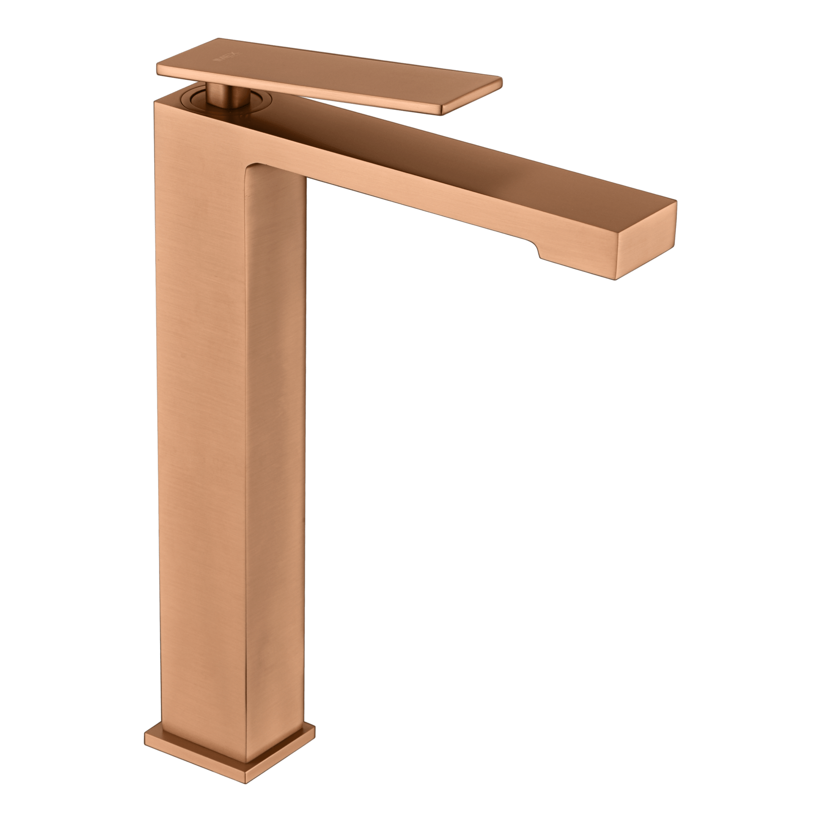 Imex - Monomando lavabo alto Pisa oro rosa cepillado - BricoandPool