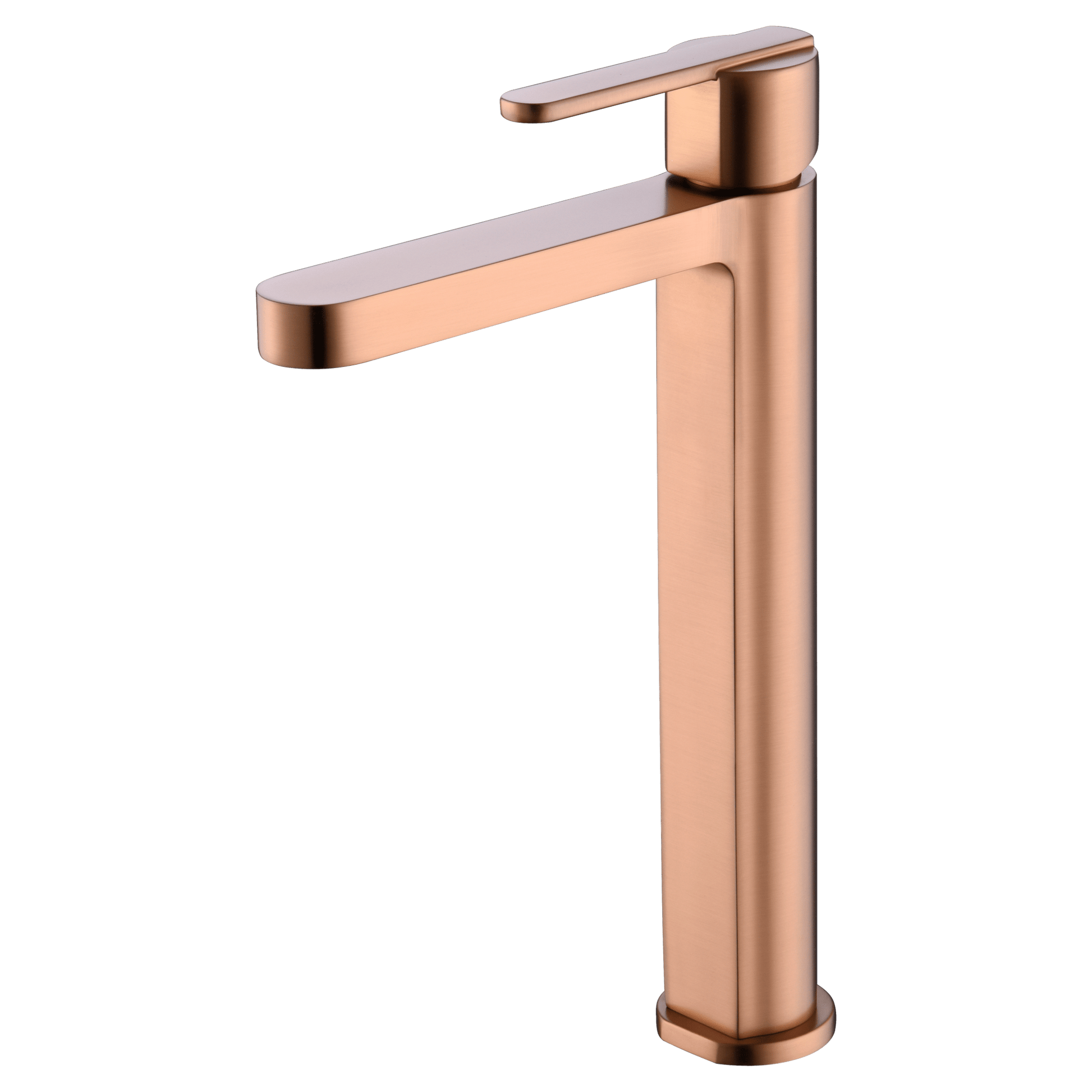 Imex - Monomando lavabo alto Roma oro rosa cepillado - BricoandPool