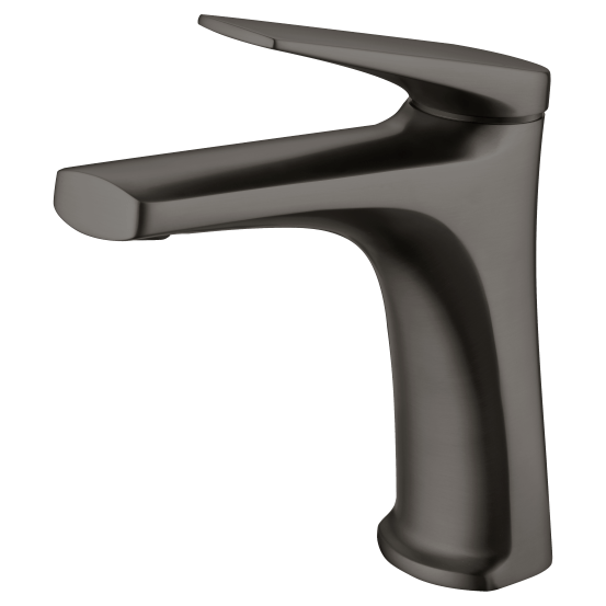 Imex - Monomando lavabo Delos black gun metal - BricoandPool