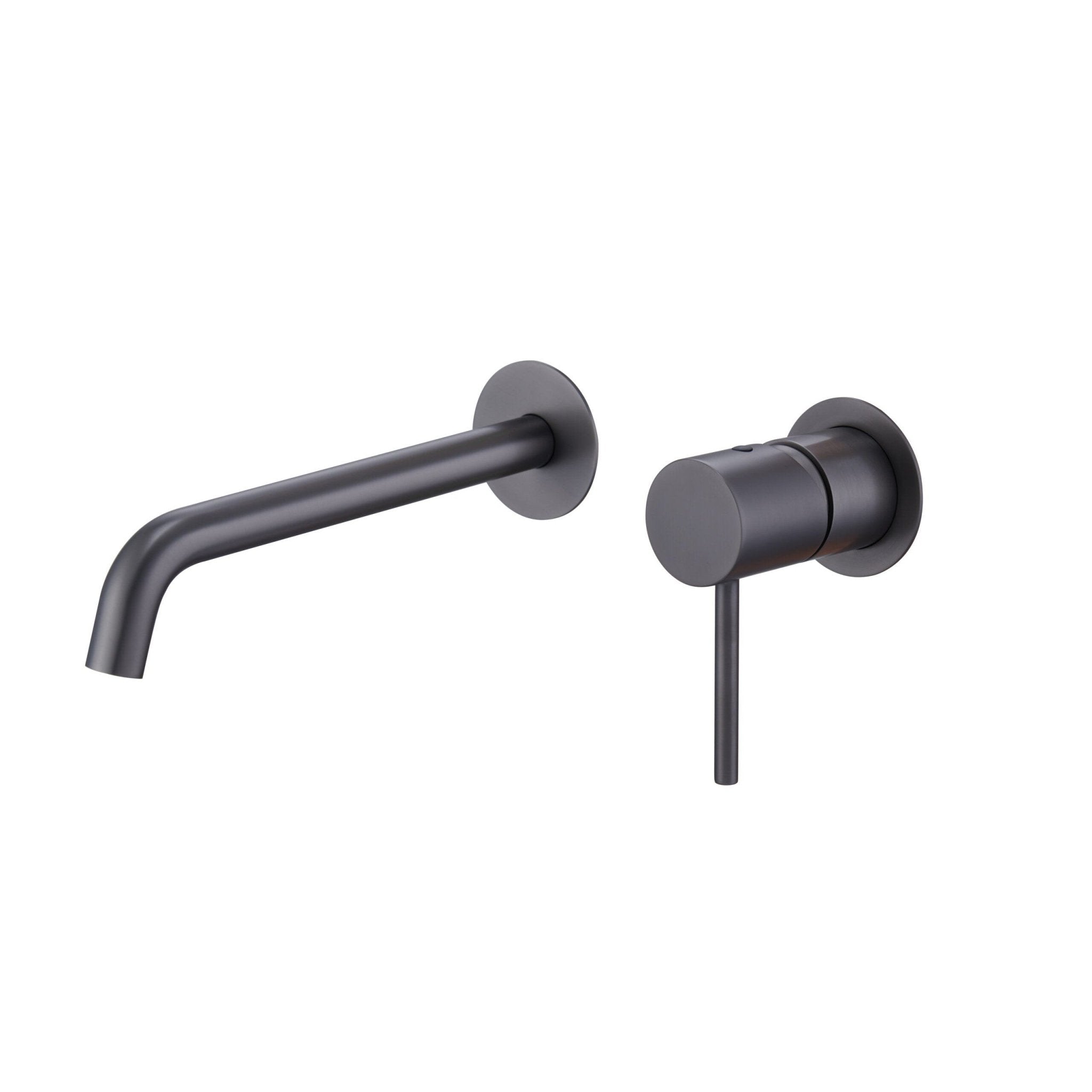 Imex - Monomando lavabo empotrado Monza black gun metal - BricoandPool