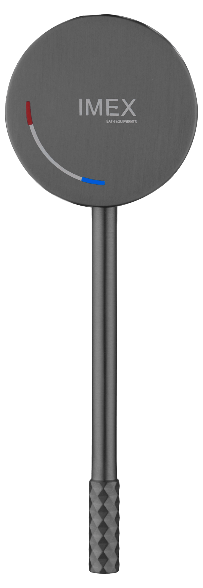 Imex - Monomando lavabo Génova black gun metal - BricoandPool