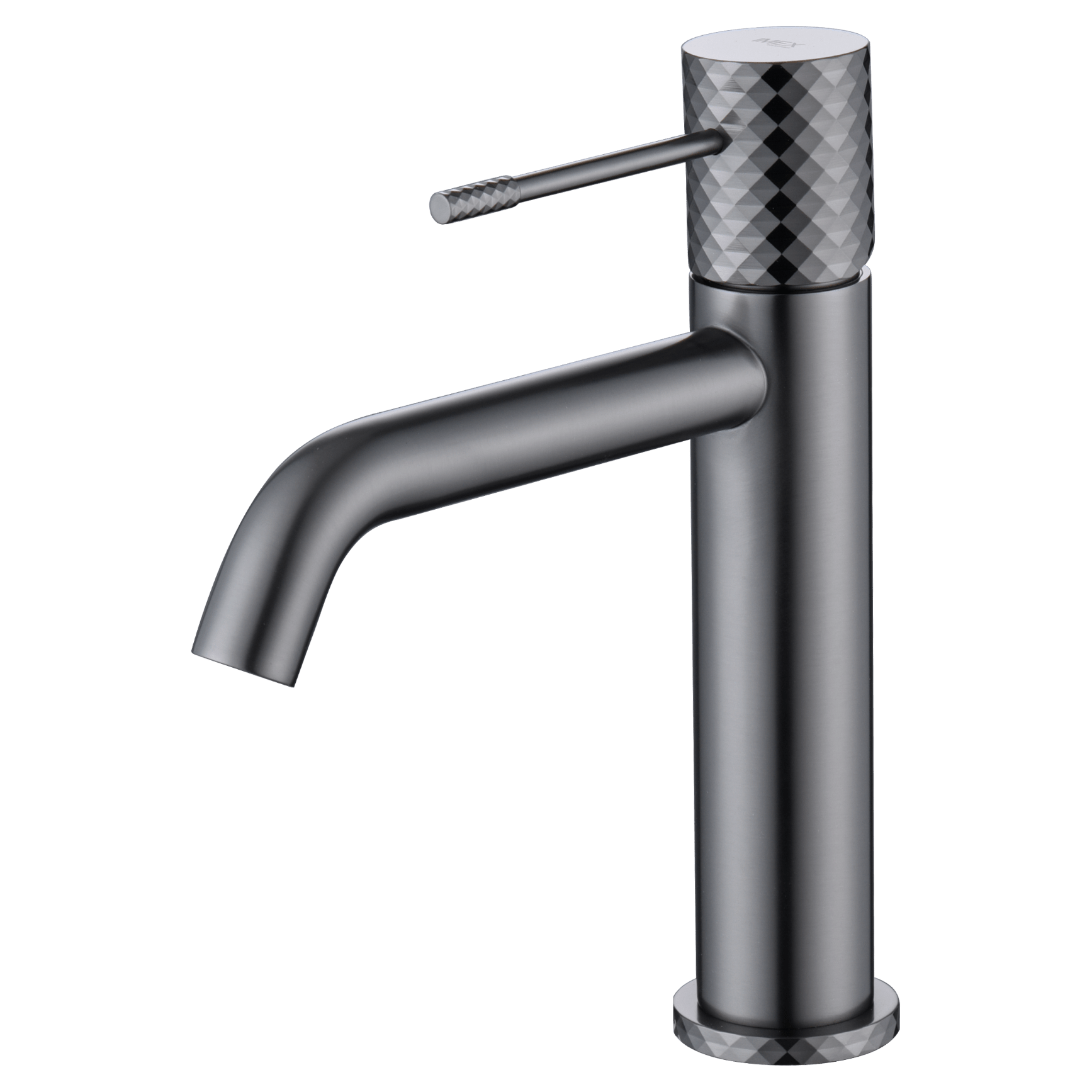 Imex - Monomando lavabo Génova black gun metal - BricoandPool