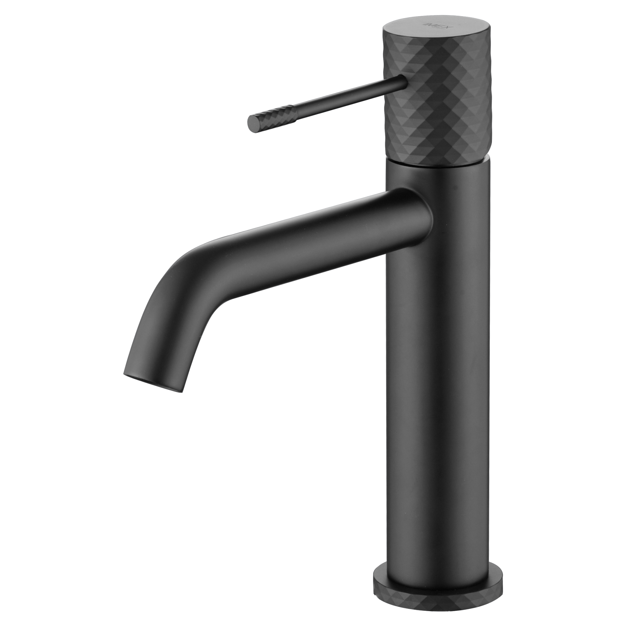 Imex - Monomando lavabo Génova negro mate - BricoandPool