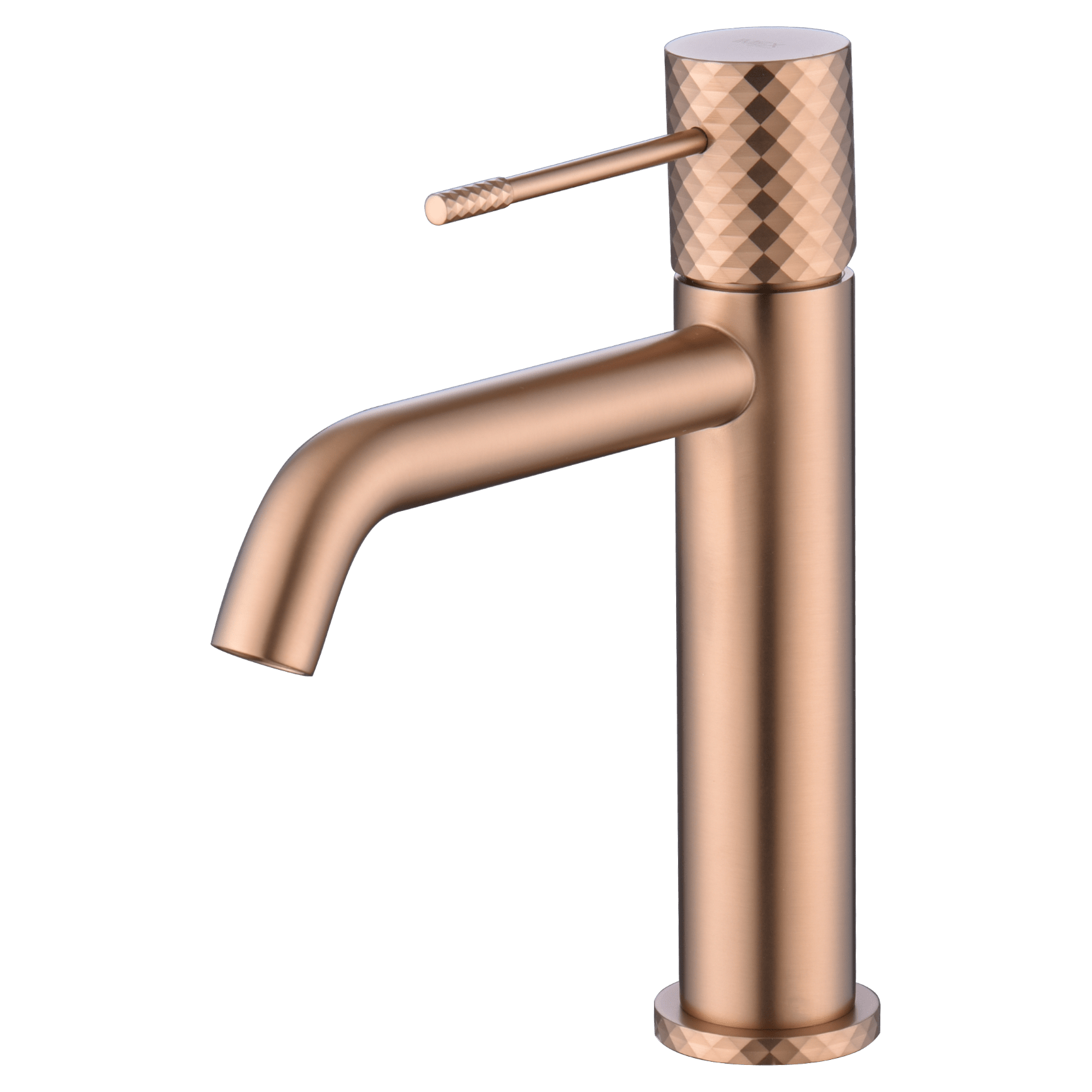 Imex - Monomando lavabo Génova oro rosa cepillado - BricoandPool