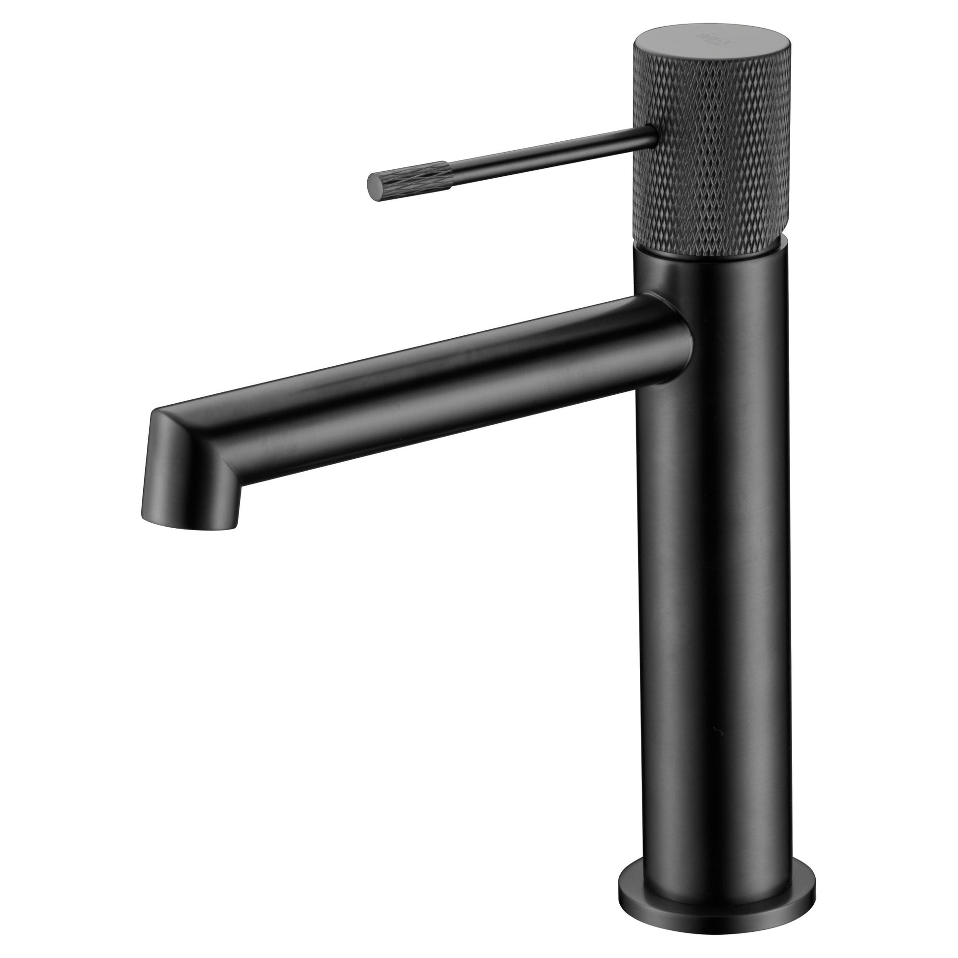 Imex - Monomando lavabo Line black gum metal - BricoandPool