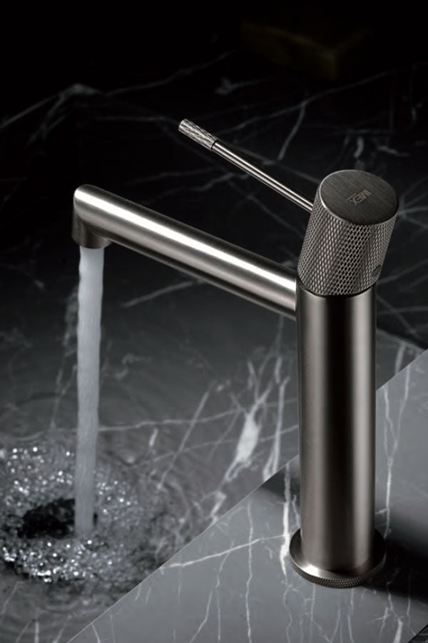 Imex - Monomando lavabo Line n’quel cepillado - BricoandPool