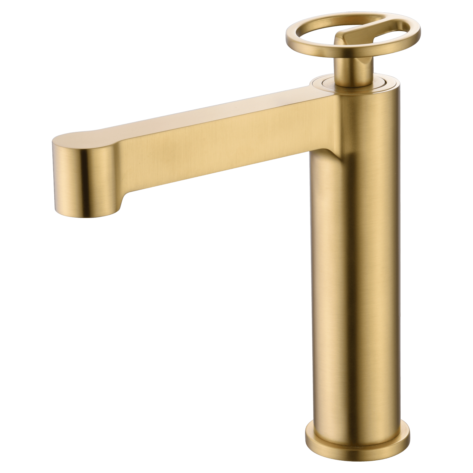 Imex - Monomando lavabo Olimpo oro cepillado - BricoandPool