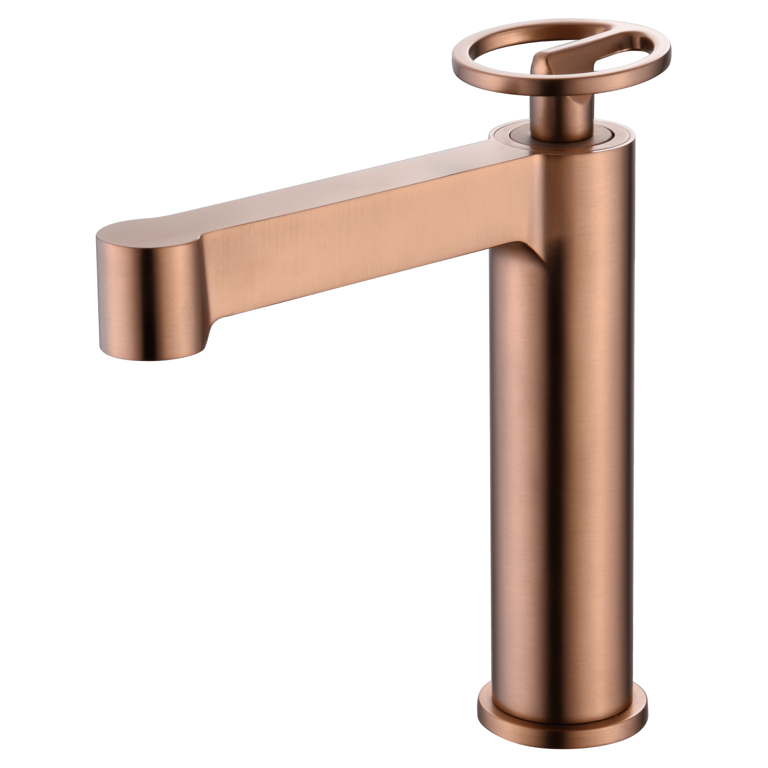 Imex - Monomando lavabo Olimpo oro rosa cepillado - BricoandPool