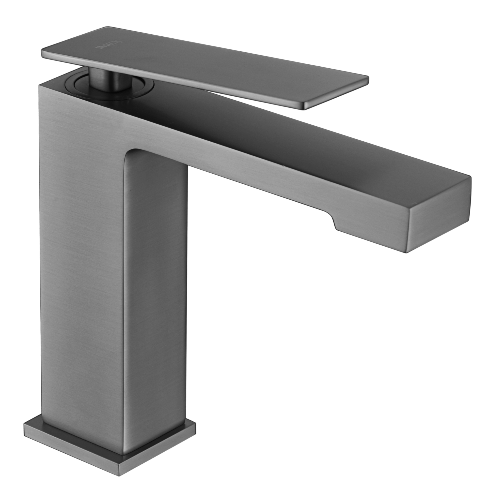 Imex - Monomando lavabo Pisa black gun metal - BricoandPool