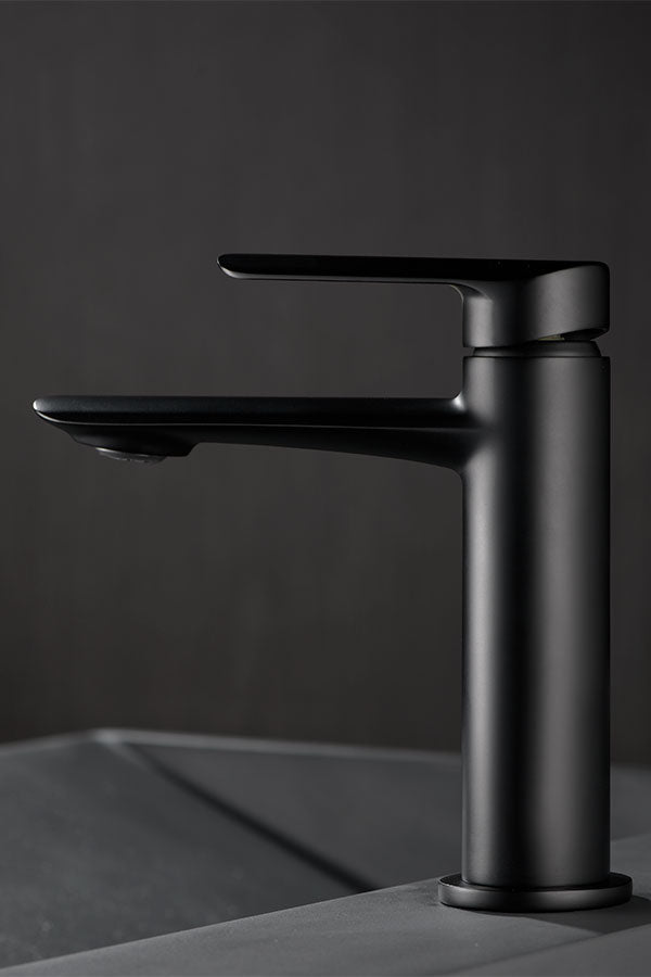 Imex - Monomando lavabo Ural negro mate - BricoandPool