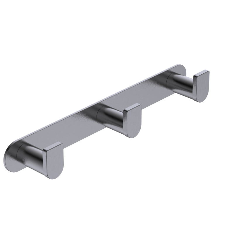 Imex - Percha triple Practic black gun metal - BricoandPool