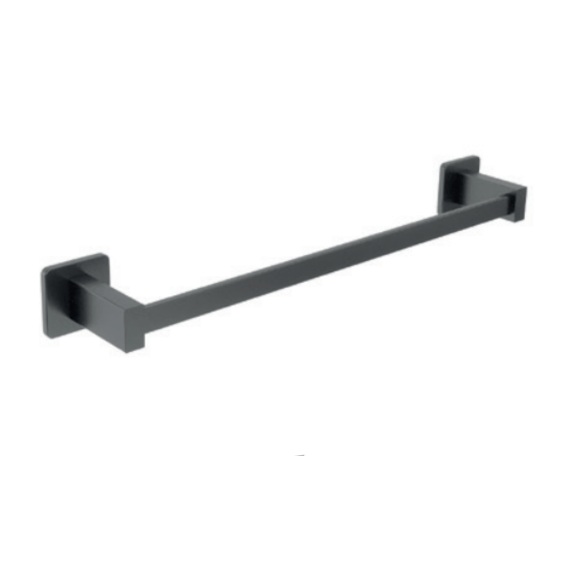 Imex - Toallero barra 40 cm Technic black gun metal - BricoandPool