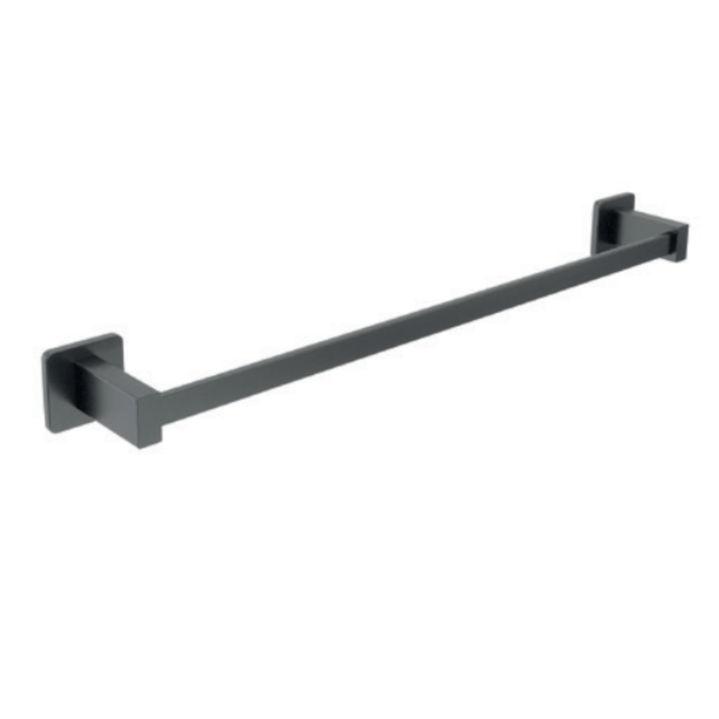 Imex - Toallero barra 50 cm Technic black gun metal - BricoandPool