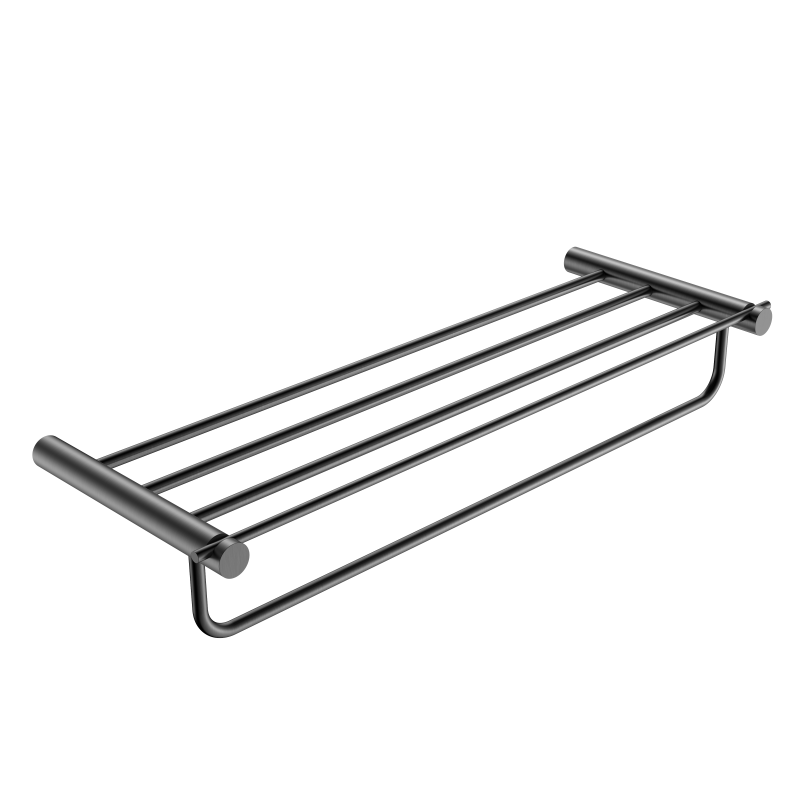 Imex - Toallero barra doble Time black gun metal - BricoandPool
