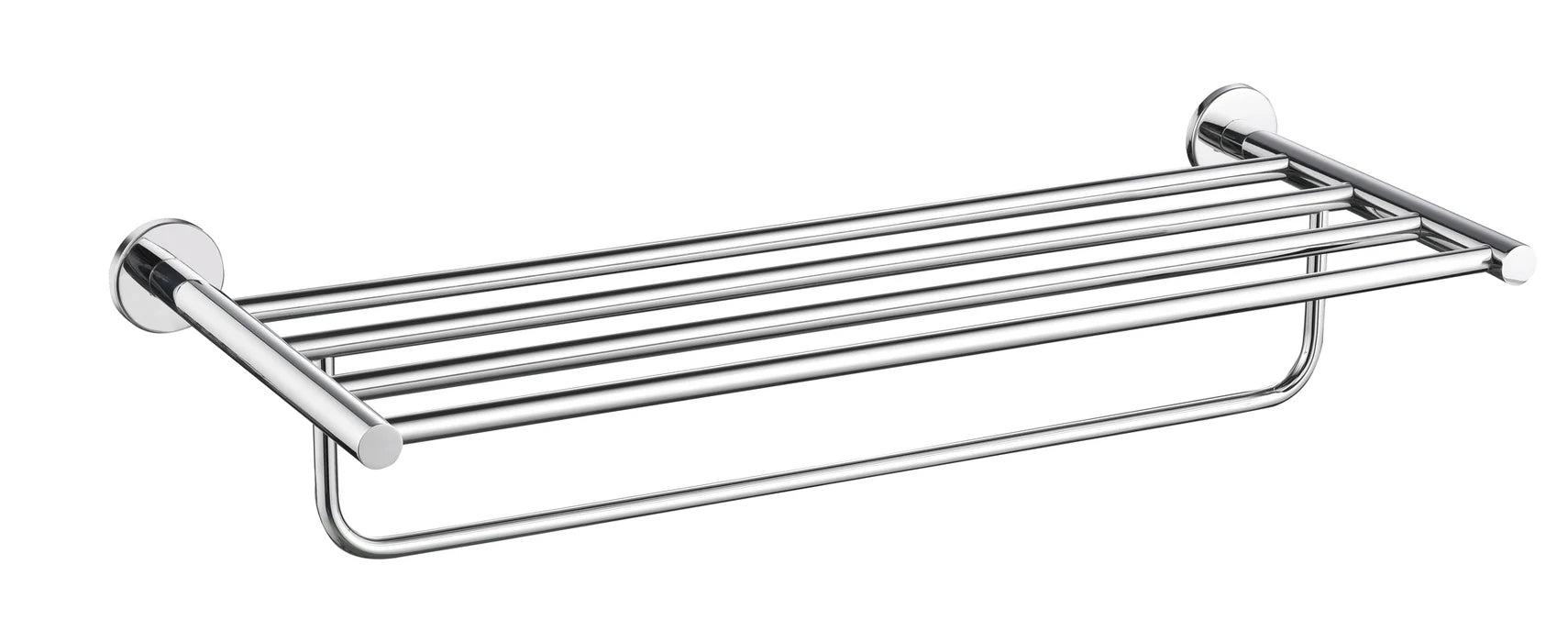 Imex - Toallero barra múltiple Essential cromo - BricoandPool