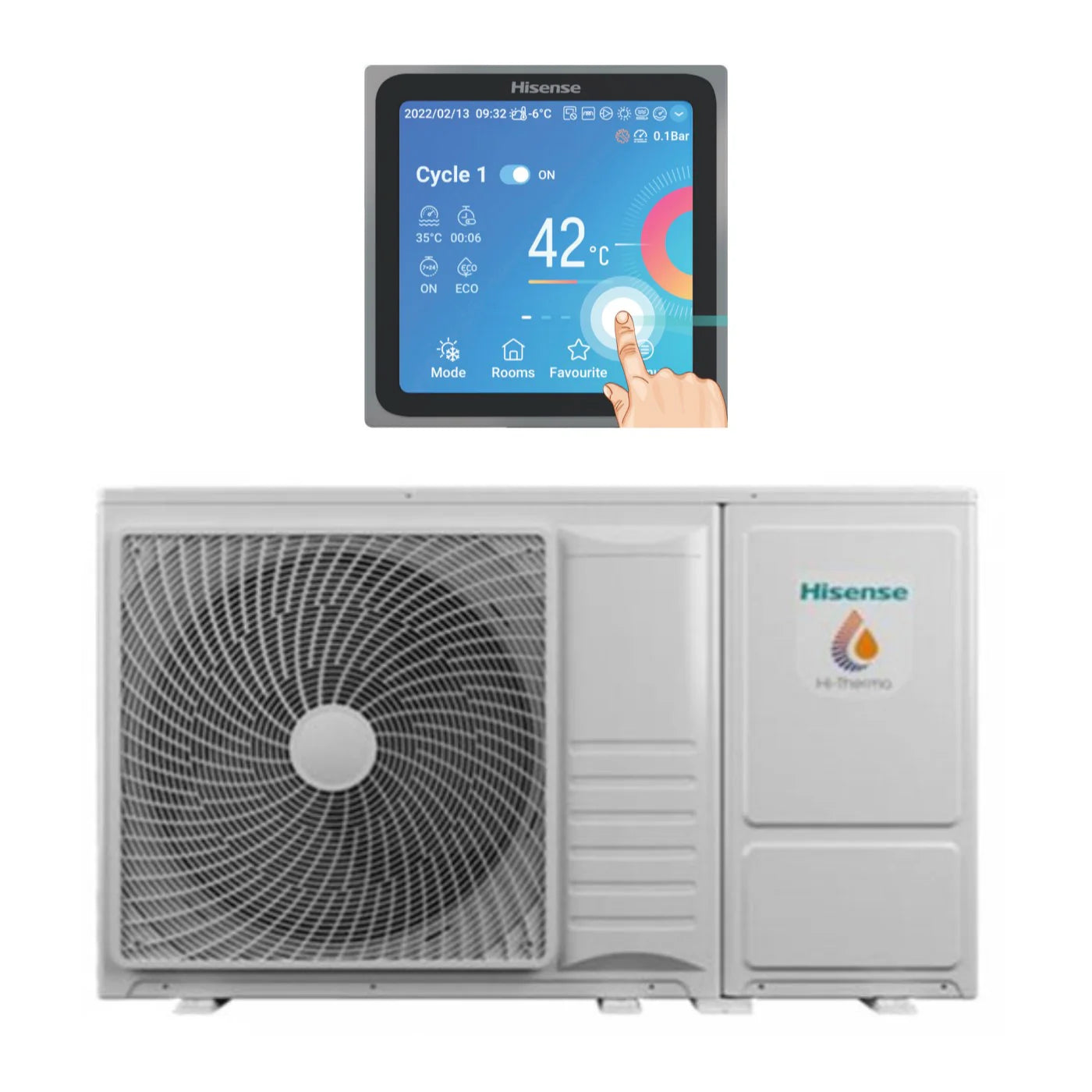 Hisense - Hi-Therma Radiateurs soufflants monoblocs