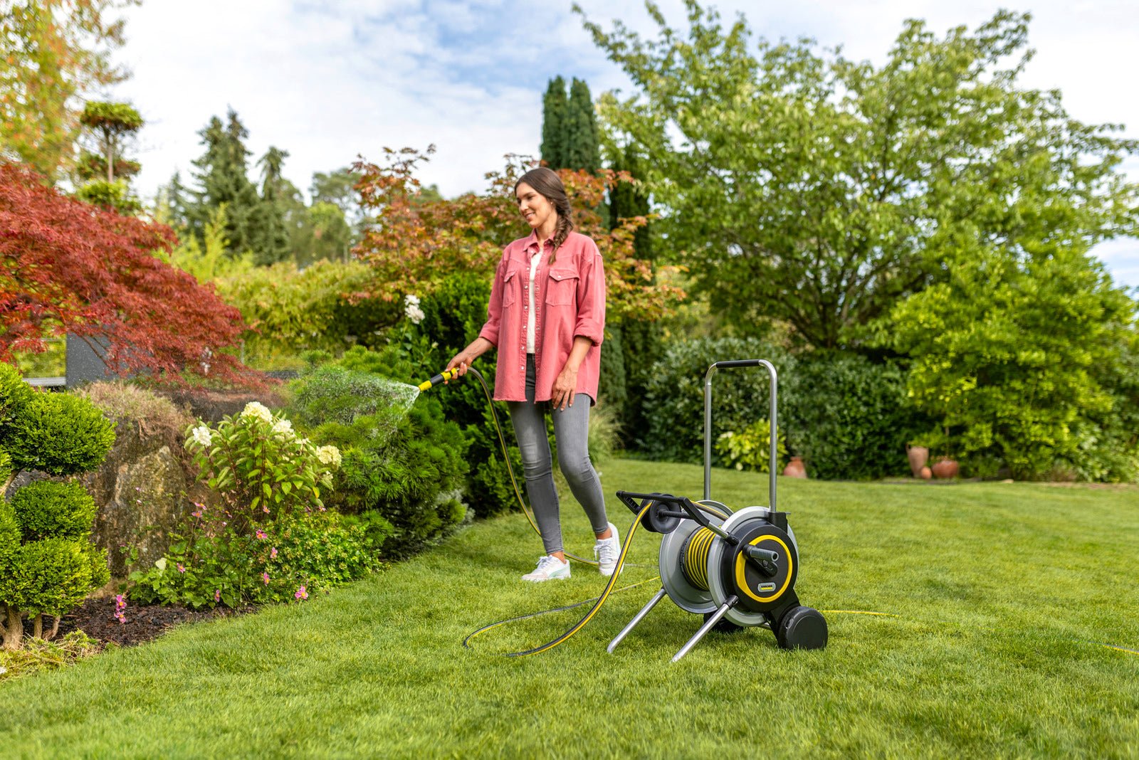 Karcher – Carro de manguera HT 5.20 M Set - BricoandPool