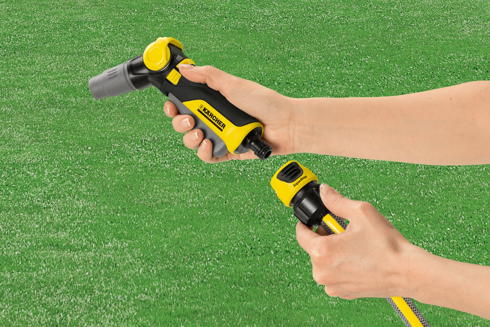 Karcher – Conector universal Plus con Aqua Stop - BricoandPool