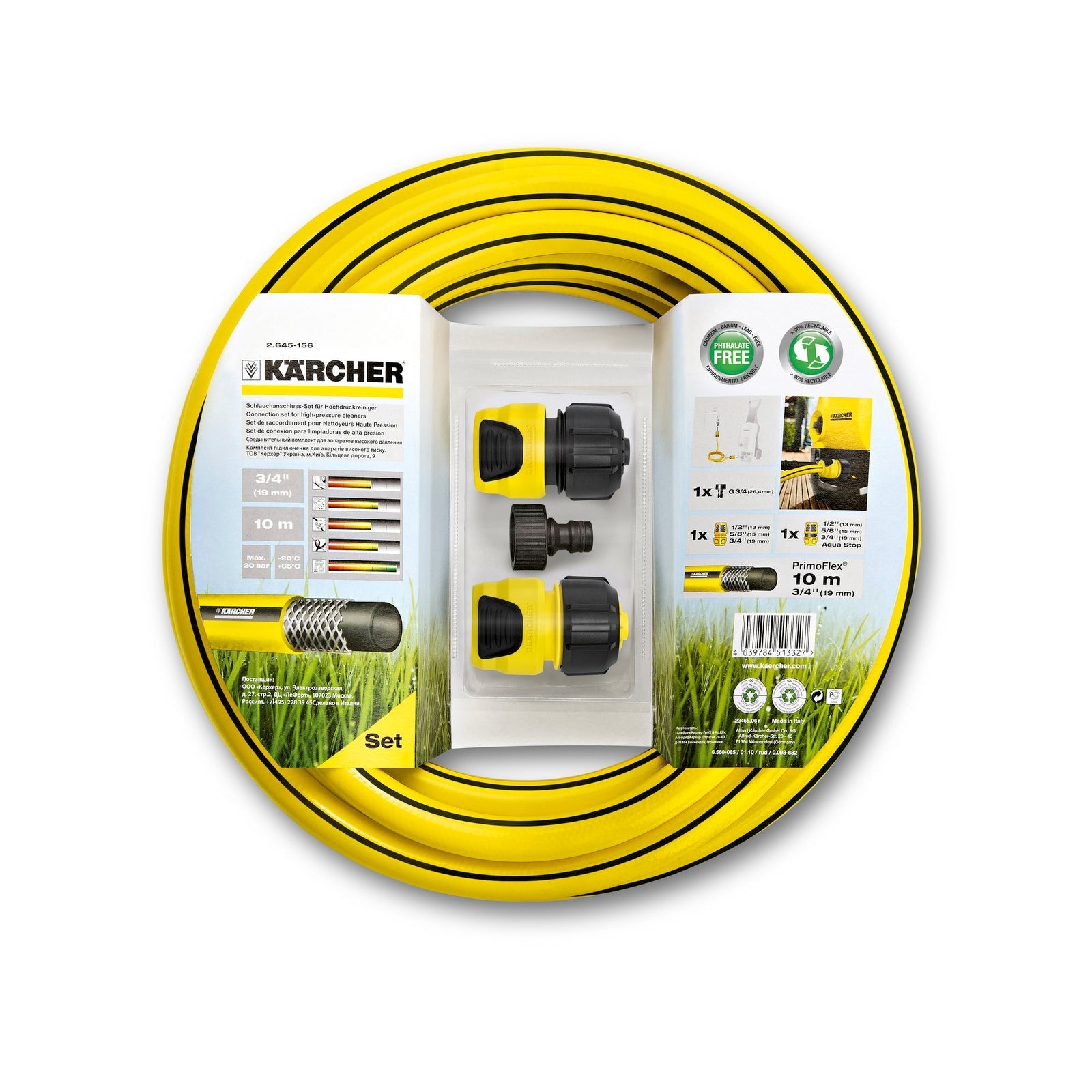 Karcher – Conjunto de conexión 10 m para hidrolimpiadoras - BricoandPool