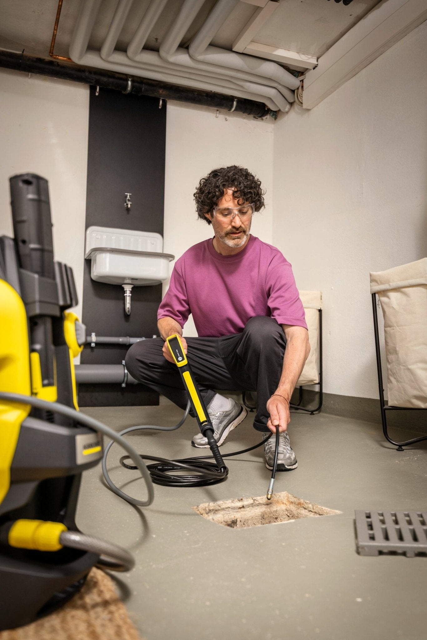 Karcher – Kit de limpieza de tuberías y desagües PC 15 - BricoandPool