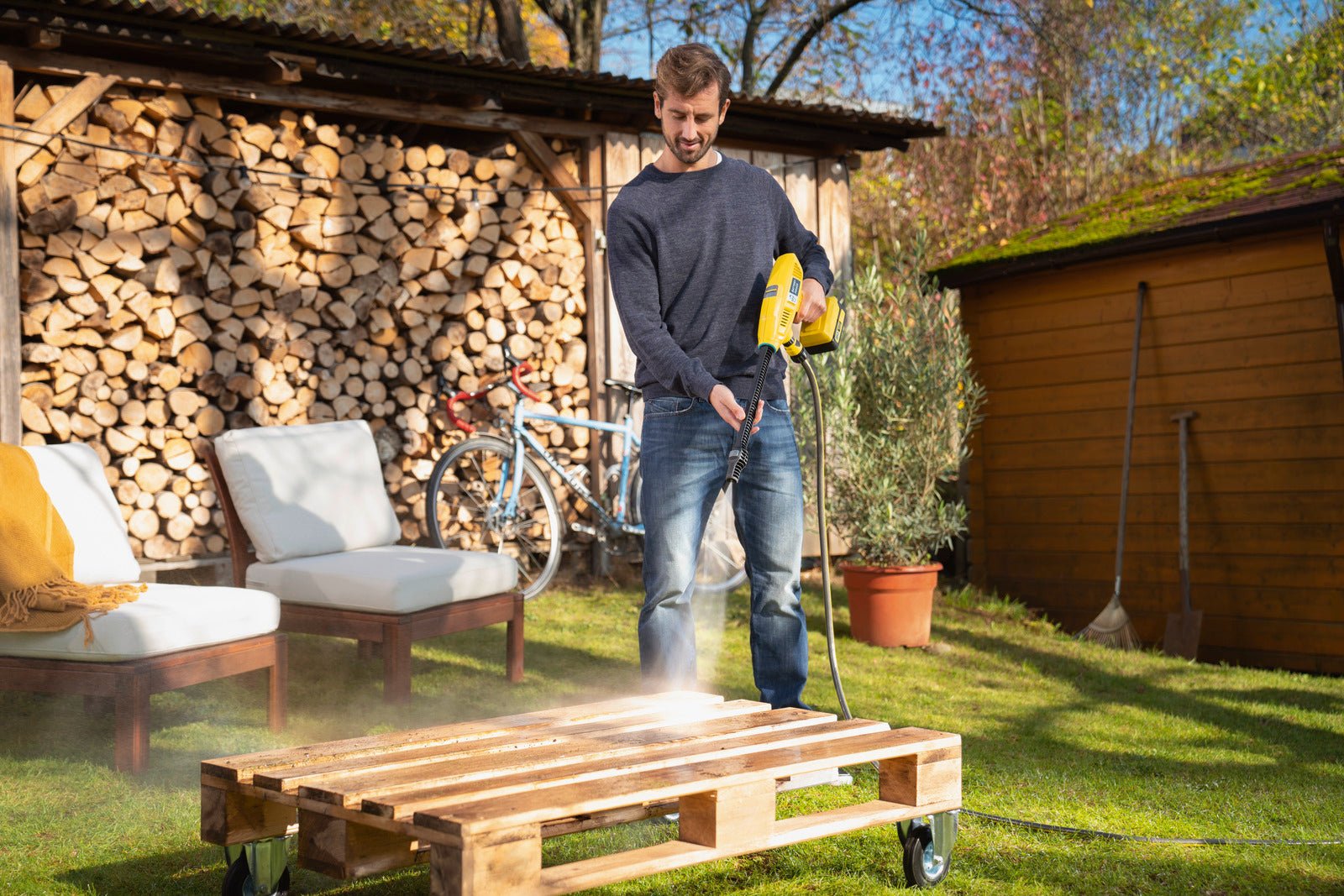 Karcher – Limpiadora manual KHB 4 - 18 - BricoandPool