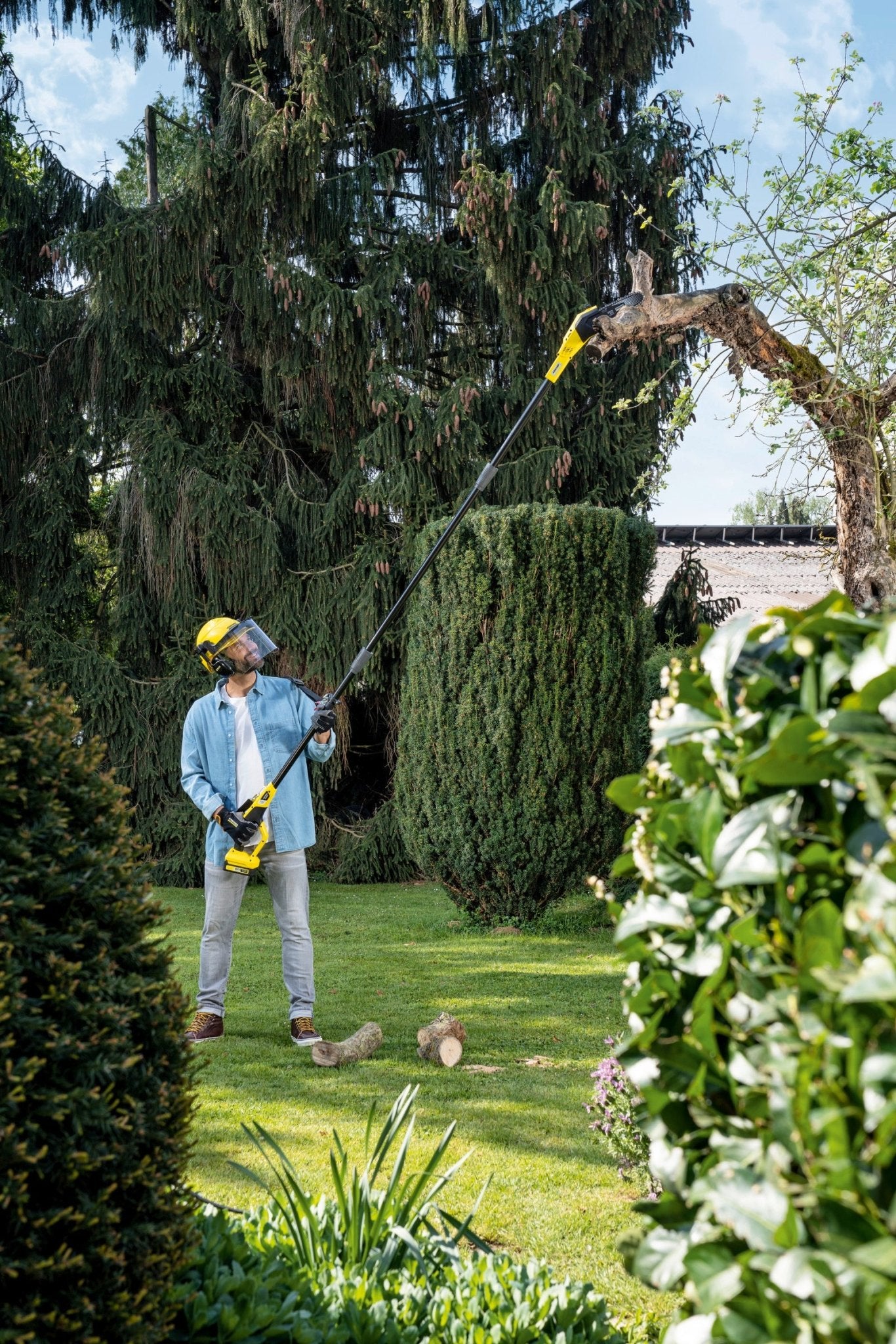 Karcher – Sierra telescópica PSW 18 - 20 Battery - BricoandPool