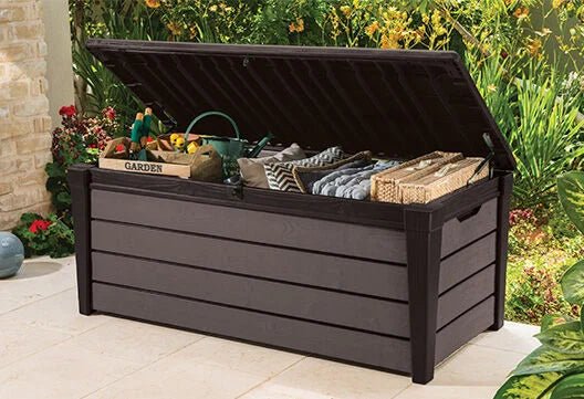 Keter - Arcón de exterior Brushwood marrón - BricoandPool