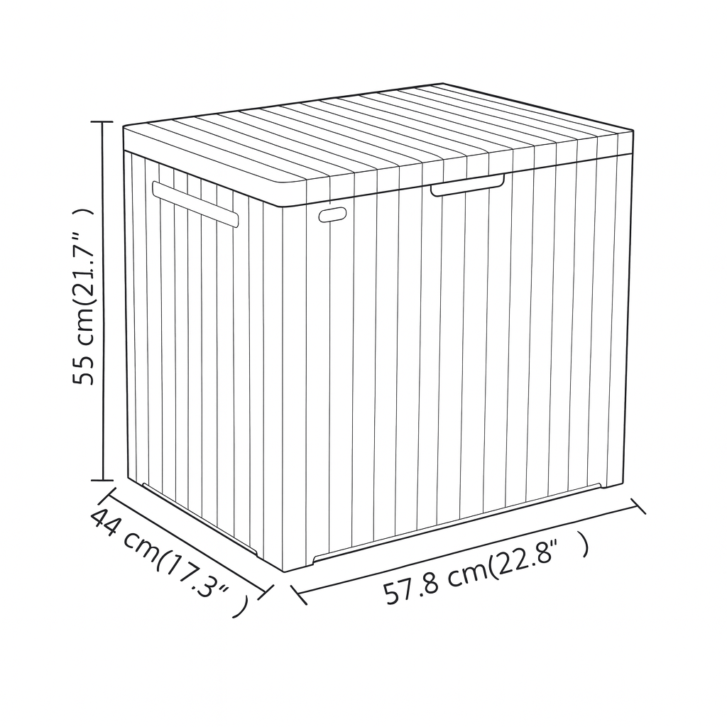 Keter - Arcón de exterior City Box gris - BricoandPool