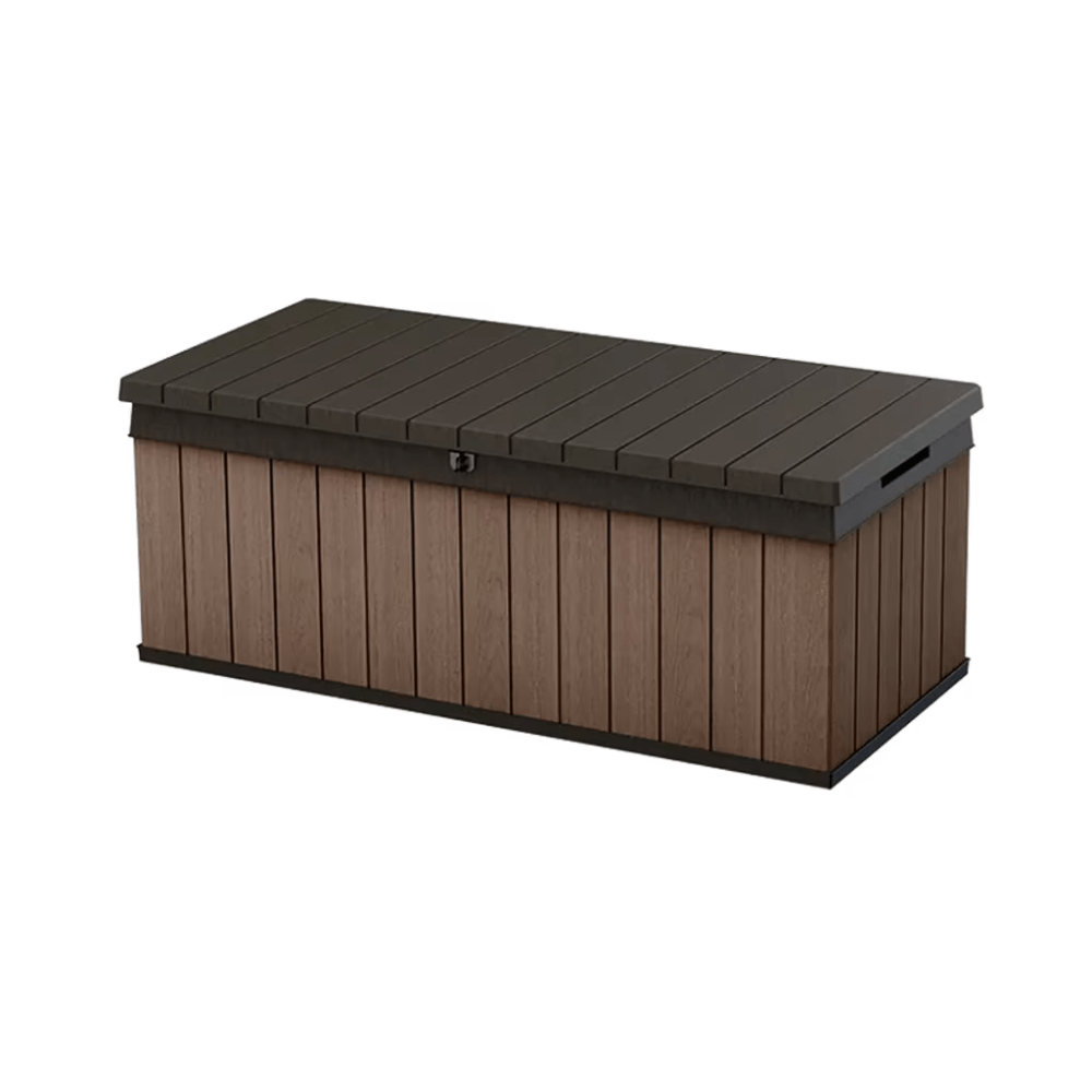 Keter - Arcón de exterior Darwin 100 marrón - BricoandPool