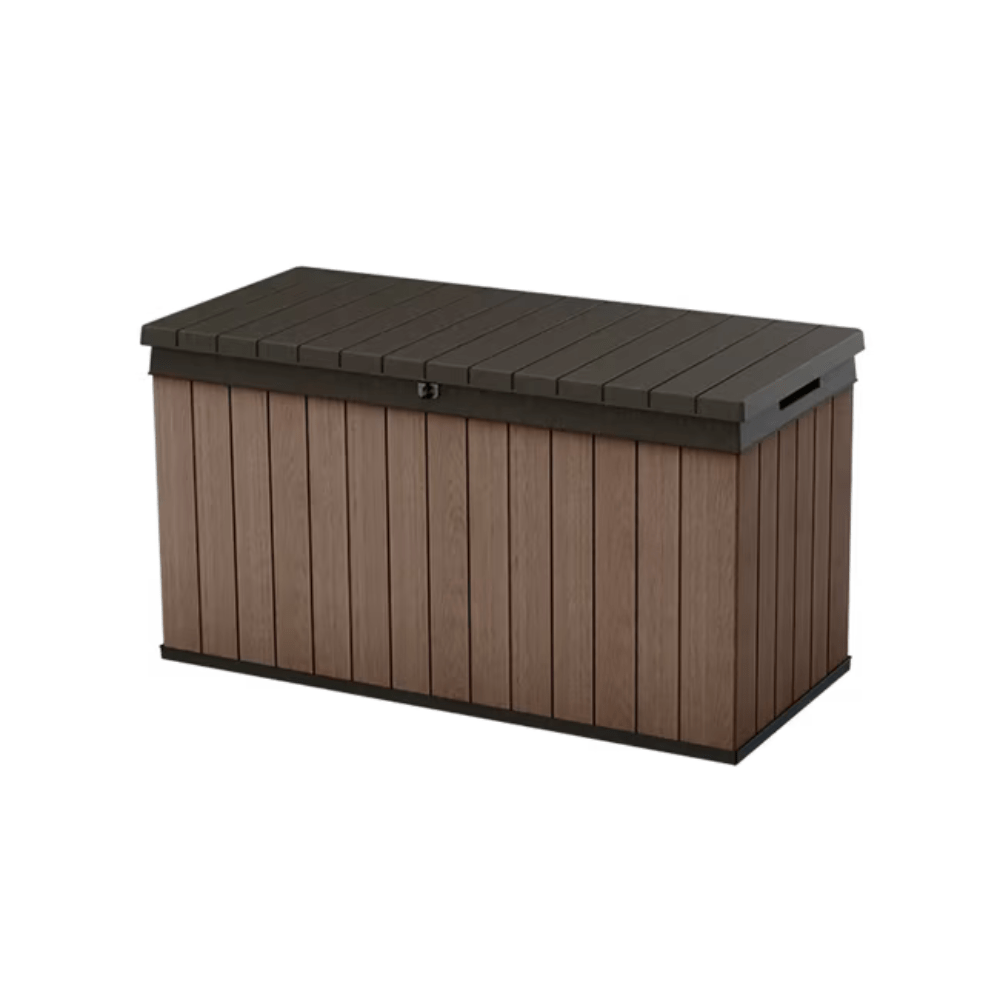 Keter - Arcón de exterior Darwin 150 marrón - BricoandPool