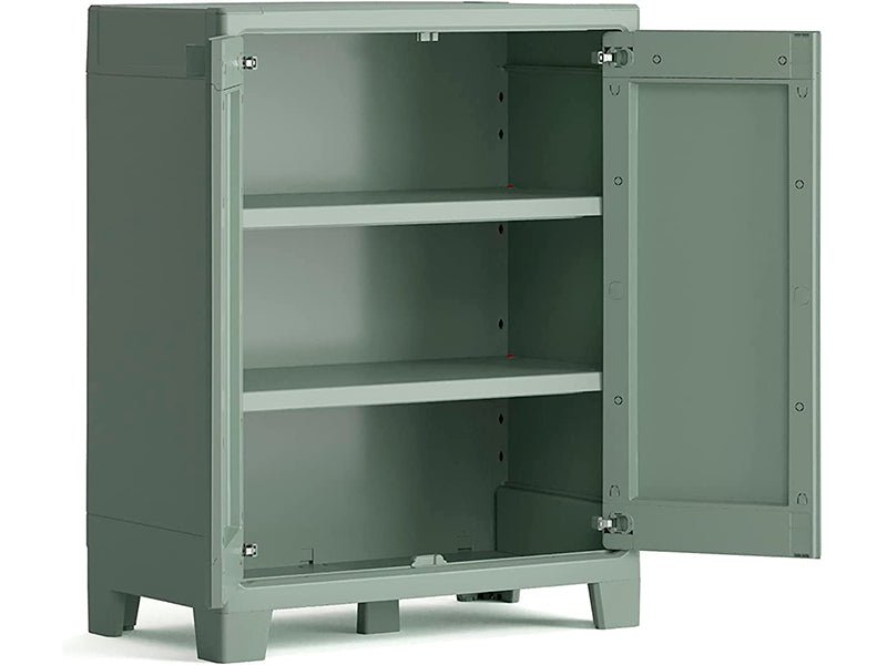 Keter - Armario de jardín bajo Planet verde - BricoandPool