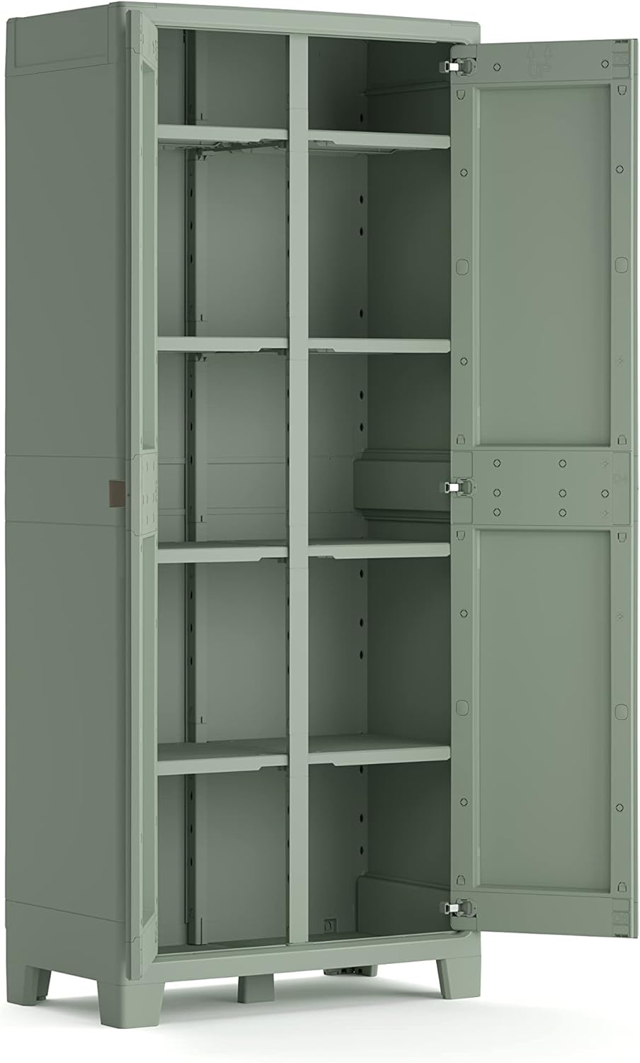 Keter - Armario de jardín escobero Planet verde - BricoandPool