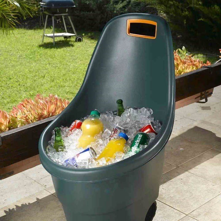 Keter - Carro de jardín Easy Go 2 verde - BricoandPool