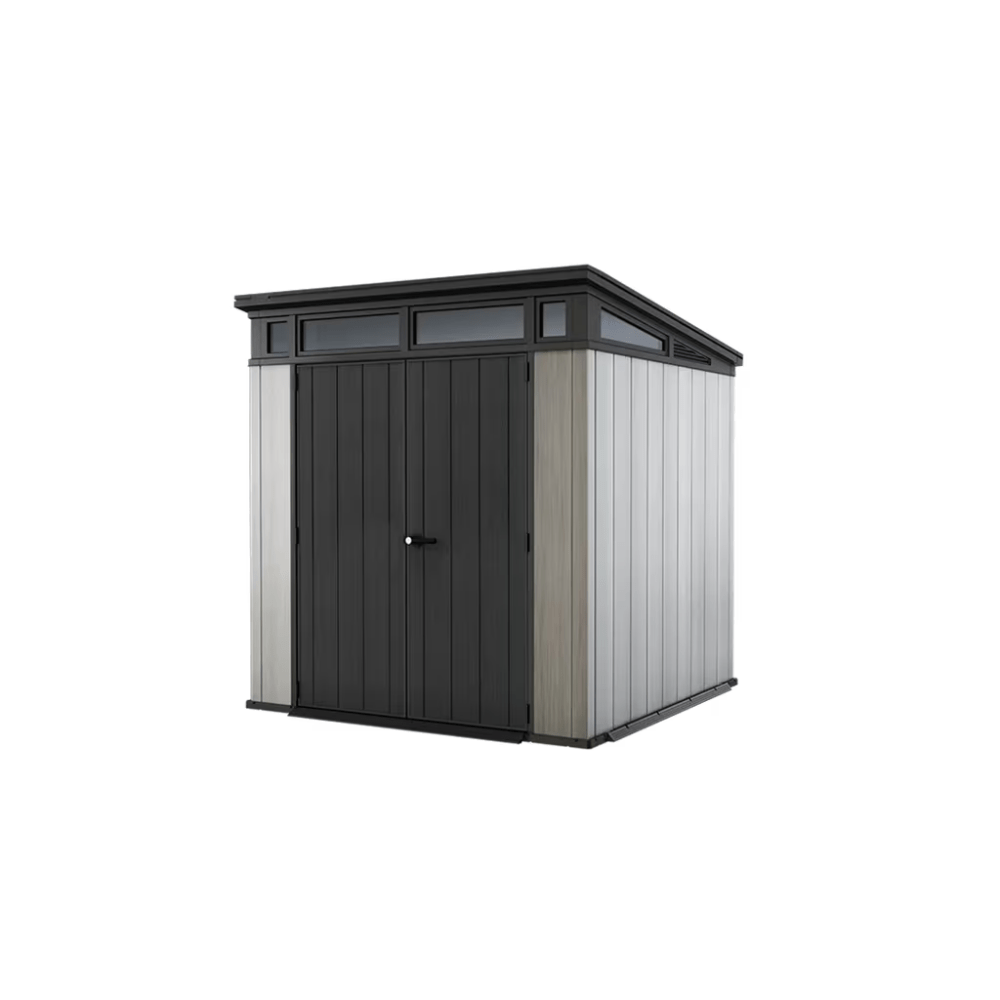 Keter - Caseta de exterior Artisan 7x7 gris - BricoandPool