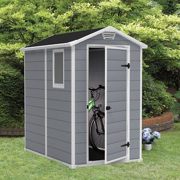 Keter - Caseta de exterior Manor 4x6 S gris - BricoandPool