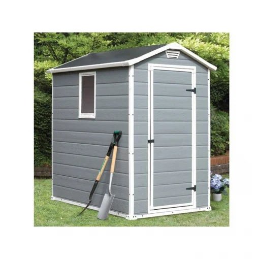Keter - Caseta de exterior Manor 4x6 S gris - BricoandPool
