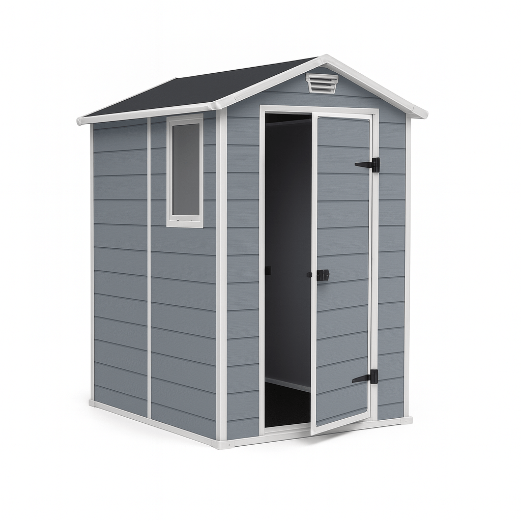 Keter - Caseta de exterior Manor 4x6 S gris - BricoandPool
